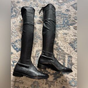 Stuart Weitzman Lowland Boot Leather Black size 38
